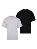 Urban Classics T-Shirts in white+black