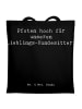 Mr. & Mrs. Panda Einkaufstasche Spruch Lieblings-Hundesitter mit... in Schwarz
