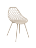 Beliani 2er-Set Esszimmerstuhl CANTON in Beige
