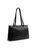 The Chesterfield Brand Alverino Schultertasche Leder 38 cm Laptopfach black