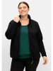 sheego Funktionsjacke in schwarz