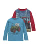 Kidsworld Langarmshirt in rot, türkis
