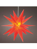 MARELIDA LED Stern 3D hängend für Außen D: 40cm in rot