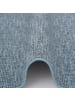 Snapstyle Schlingen Designer Teppich Niva Rund in Blau