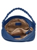 Samantha Look Handtasche echt Leder in blau