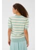 SAINT TROPEZ Strickpullover MilaSZ Gerade Passform in Ether Seedpearl Block Stripe