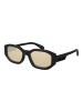 Superdry Frauen Sonnenbrille Oval Schwarz