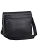 Leonhard Heyden Hamburg Messenger Leder 32 cm Laptopfach schwarz