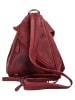 Bruno Banani Rucksack echt Leder in rot