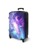 NoBoringSuitCases Suitcase, Koffer, Reisekoffer Weltraum lila blau