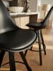 KADIMA DESIGN 2er Set Barhocker Kunstleder / Massivholz
