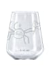 Mr. & Mrs. Panda Weinglas Spinne Agathe Motivation ohne Spruch in Transparent
