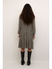 Kaffe Kleid KAamber Relaxed fit in Black_White Wavy Print