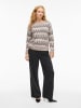 Vila Strickpullover in Natural Melange