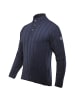 DEVOLD NANSEN WOOL BUTTON NECK in Blau
