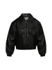 DreiMaster Vintage Lederblouson in Schwarz