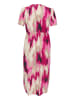 KAFFE curve Kleid KCalona Regular fit in Pink Abstract Print