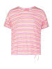 Betty Barclay Ringelshirt mit Tunnelzug in Red/White