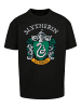 F4NT4STIC Heavy Oversize T-Shirt Harry Potter Slytherin Crest in schwarz