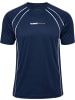 Hummel Sportshirt "Pulse Training Print T-Shirt Ss" in Blau