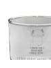 Mr. & Mrs. Panda Tumbler Glas Axolotl Hurra mit Spruch in Transparent
