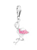 Nenalina Charm 925 Sterling Silber Flamingo in Silber