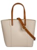 Samantha Look Handtasche echt Leder in beige