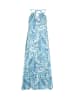 IZIA Women Dress in blue multicolor