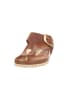Birkenstock Pantolette Gizeh in Cognac