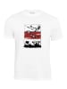 Cotton Prime® T-Shirt Fußball in weiss