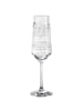 Mr. & Mrs. Panda Trinkglas Schmetterling Zitronenfalter mit Spruch in Transparent