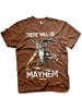 Gremlins T-Shirt "There Will Be Mayhem T-Shirt" in Braun