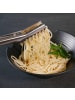Intirilife 2er Set Spaghettilöffel und Spaghettizange in Silber