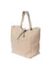 Florence Florence Shopper, Schultertasche Leder braun, beige ca. 30cm