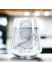 Mr. & Mrs. Panda Trinkglas Chinchilla Blume ohne Spruch in Transparent