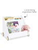 Pinolino Kinderbücherregal Lasse mit Rollen & 3 Fächer in white