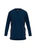 CECEBA Longsleeve Houston in blau-dunkel-uni