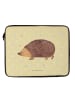Mr. & Mrs. Panda Laptop Tasche Igel Herzen ohne Spruch in Gelb Pastell