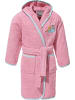 Erwin Müller Frottier Kinder-Bademantel mit Kapuze in rosa