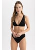 DeFacto Bikini-Hose REGULAR FIT in Schwarz