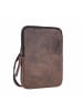 Strellson Schultertasche 'Richmond Brian in Dunkelbraun 13 x 18 x 2 cm'