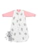 Schlummersack Babyschlafsack, 3.5 TOG in Rosa-Weiß