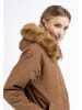 DreiMaster Vintage Damen Winterjacke in Sand Weiss