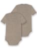 Normani Outdoor Sports 2er Set Baby Merino Body Kurzarm Tauranga in Beige