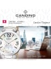 Candino Analog-Armbanduhr Candino Elegance weiß mittel (ca. 34mm)