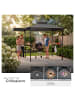 tectake Grillpavillon, inklusive 8 Heringen und 6 Haken, 316 x 150 x 250 cm