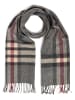 Finshley & Harding Schal in anthrazit bordeaux - 0001