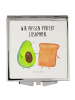 Mr. & Mrs. Panda Taschenspiegel Avocado Toast mit Spruch in Weiß