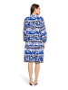Betty Barclay Stufenkleid mit 3/4 Arm in Blau/Beige