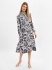 comma Kleid in marine ecru - 0001